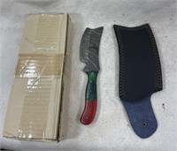 9" Knife W/sheath And Box