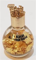 Small Bottle of "24 Karat Arizona Gold"