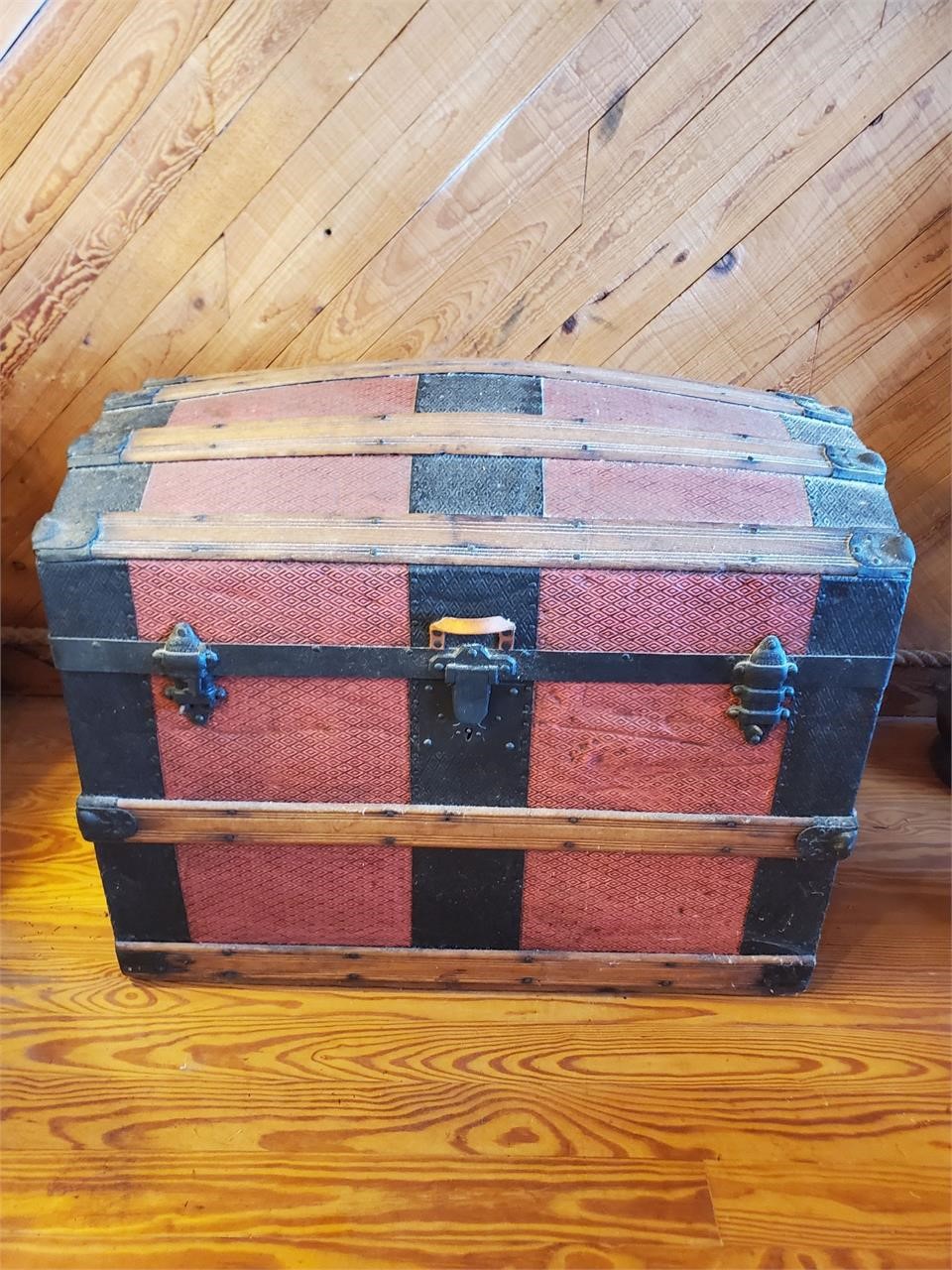 Vintage trunk and contents