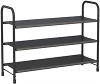 ACCSTORE 3-Tier Metal Freestanding Shoe Rack,