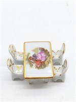 Miniture Limoges Table And Chairs