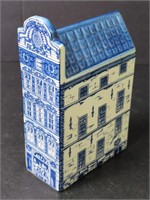 Hand Painted Vtg Delft Canal House #13