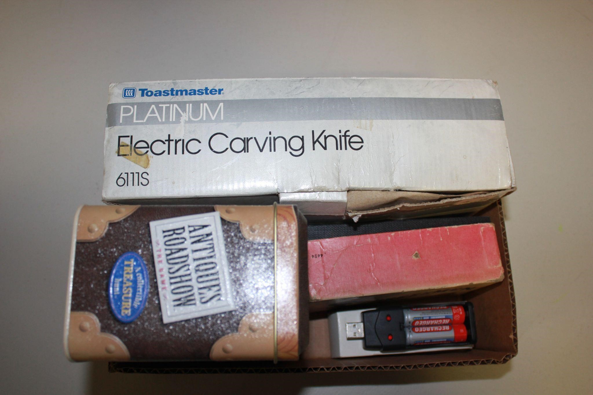 ELECTRIC CARVING KNIFE, GAME, ETC.
