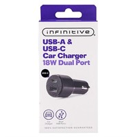 Infinitive USB-a & USB-C Car Charge