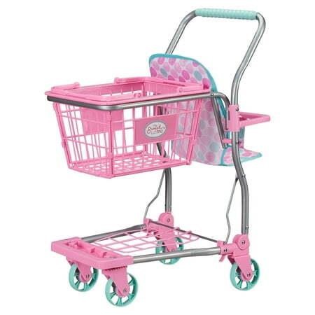 My Sweet Love Shopping Cart for 18 Dolls  Pink  26
