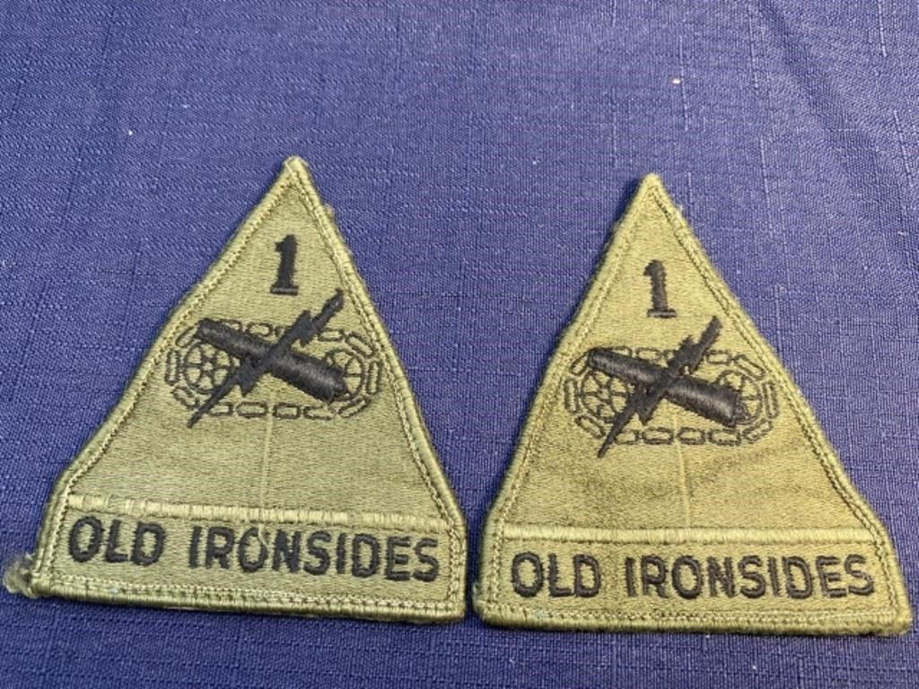 Old ironsides military patch lot