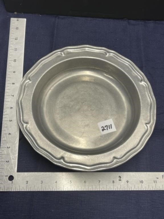 Pewter plate