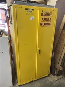 Flammable Liquid Storage Cabinet & Contents