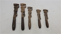 (5) monkey wrenches