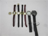 6 montres dont Seiko, Fiori et autres