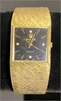 Women’s Woven Gold Plated Wristwatch