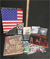 Rolling Stones CDs, Posters, Handkerchief, Song