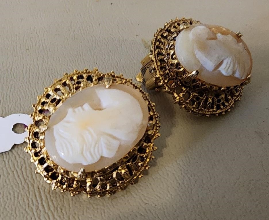 Cameo Earrings