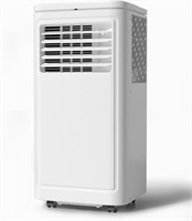 10000 BTU Portable AC w Dehumidifier & Fan Wh