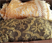 Vintage Golden Chenille Blankets