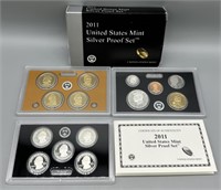 2011 S U.S. Mint Silver Proof Set With COA
