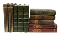 (10) FRENCH OVERSIZED LIBRARY SHELF BOOKS