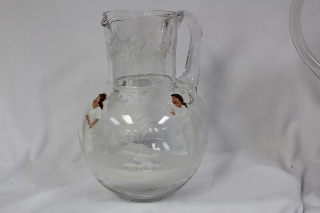 A Mary Gregory Pitcher