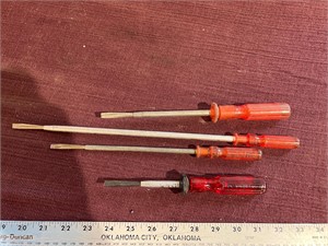 Group of four easy wedge screwdrivers