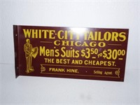 Original White City Tailor Chicago Flange Sign 2
