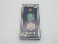 Military Bronze Badge Of Merit  With CASE