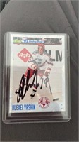 Alexei Yashin autographed Hockey Card 1993 Classic