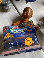 MICROMACHINES AND VINTAGE DOLL
