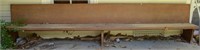 12FT PEW/SMOKING BENCH