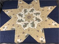 2009 Lodge Style Queen Size Star Quilt