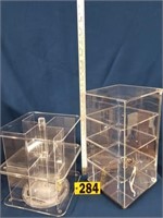 Lucite spinning Display w/ lock (pick up only)