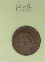 1908-S INDIAN HEAD PENNY