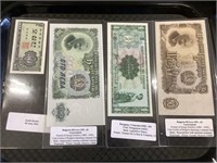 Foreign Currency, most uncirculated.