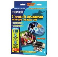 Maxell Create It CD Label Kit