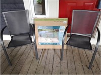 Bistro table(new in box) and 2 chairs