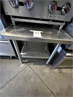 S/S 26"X34" EQUIPMENT STAND