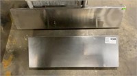 1 LOT, 2 PIECES, 1 Stainless Steel 34 Inch Shelf,