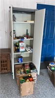 Plastic storage cupboard, garden miscellaneous