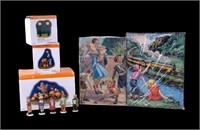 Early puzzles, Department 56, and Franklin Mint