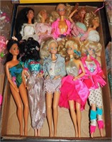 Vintage 10 Pieces Barbie Dolls Collection Lot