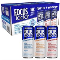 18-Pk Focus Factor Energy Drink, 355ml