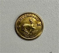 1978 KRUGERRAND SOUTH AFRICA GOLD COIN