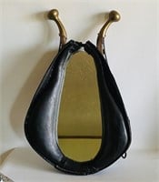 Antique Leather Horse Collar-Hames Wall Mirror