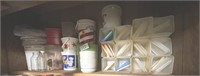 Plasticware, Mason jars, pots
