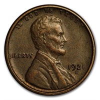 1921 s XF-AU Grade Lincoln Wheat Cent