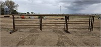 (3) Freestanding 24' Livestock Panels