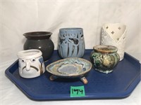 6 Pieces of Pottery (2' to 6"H)