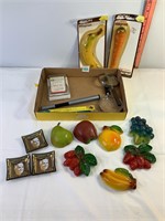 Vintage Fruit Magnets & Hangings & Misc