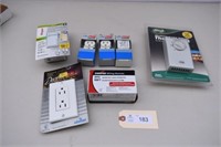 Electrical Lot, outlets, dimmer, fan thermostat