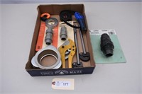 Plumbing Lot, spud wrenches, pvc cutter & more