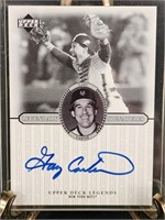 Autographed Gary Carter Baseball Card